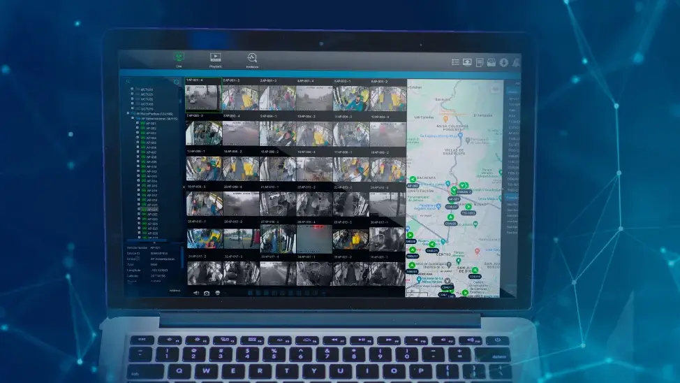 Flotas monitoreadas en tiempo real